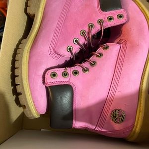 One pair timberland boots size 9